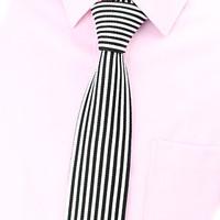 SKTEJOANKorean Fashion Simple Straight Stripe Knit Tie(Width:5CM)