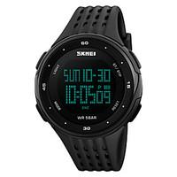 Skmei Men\'s Outdoor Sports LED Digital Multifunction Wrist Watch 30m Waterproof Assorted Colors