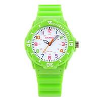 skmei kids casual wristwatch japanese quartz candy color strap watch c ...