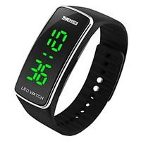 SKMEI Unisex New Fashion LED Digital Watch Silicone Strap Sport Bracelet Cool Watch Unique Watch