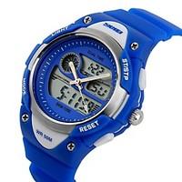 SKMEI Kid\'s Japanese Quartz Analog-Digital Sports Strap Watch Dual Time Cool Watches Unique Watches Fashion Watch