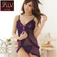 SKLV Women\'s Lace Lace Lingerie/Robes/Ultra Sexy/Suits Nightwear/Lingerie