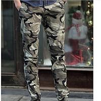 skinny chinos pants casualdaily simple camouflage mid rise drawstring  ...