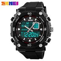 skmei mens digital silicone band 30m water resisstant multi functional ...