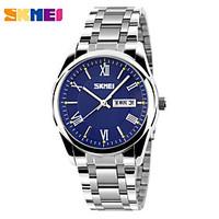 SKMEI Luxury Brand Men\'s Dress Watch Date Stainless Steel Luminous Hour Clock Casual Sport Wristwatch