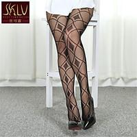 SKLV Women\'s Mesh Medium Sexy Cut Out Translucence Pantyhose