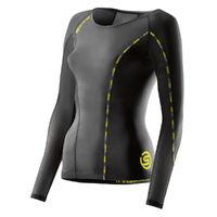 skins womens dnamic long sleeve top ss17 compression base layers