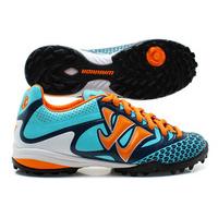 Skreamer Combat TF Kids Football Trainers Blue Radiance/Orange