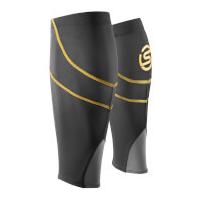 Skins Essentials Unisex Calf Tights MX - Black/Yellow - S