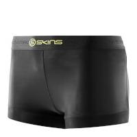 Skins DNAmic Women\'s Booty Shorts - Black/Limoncello - M