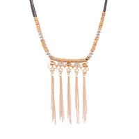 skull tassel necklace