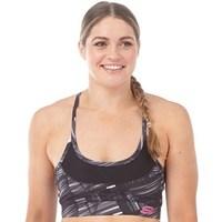 SKECHERS Womens Meteor Mesh Panelled Sports Bra Top Black