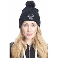 Skinny Chimp Chunky Bobble Beanie One Size Black