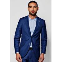 Skinny Fit Suit Blazer - blue
