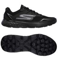 Skechers Go Run 400 Disperse Mens Running Shoes - Black/Silver, 7.5 UK