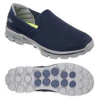 Skechers Go Walk 3 Mens Walking Shoes SS16 - Navy/Grey, 11 UK