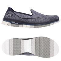 skechers go flex ladies walking shoes navygrey 4 uk