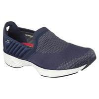 skechers go walk sport supreme slip on ladies walking shoes bluewhite  ...