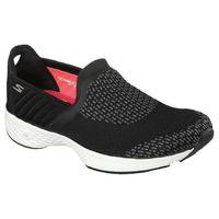 Skechers Go Walk Sport Supreme Slip On Ladies Walking Shoes - Black/White, 8 UK
