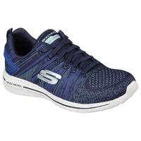 Skechers Burst 2.0 Ladies Walking Shoes - Navy/Blue, 8 UK