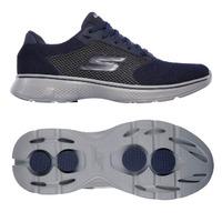 skechers go walk 4 lace up mens walking shoes navygrey 95 uk