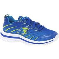 skechers nitrate 3d lace boys sports trainers boyss trainers in blue