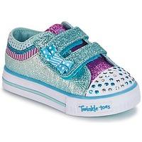 Skechers Shuffles girls\'s Children\'s Shoes (Trainers) in blue