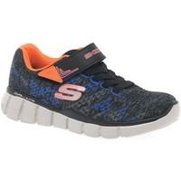 skechers equalizer point keeper velcro boys trainers boyss childrens s ...