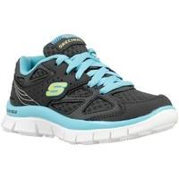 skechers skech boyss childrens shoes trainers in blue