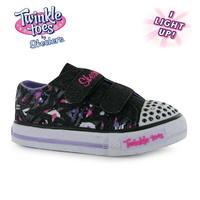 Skechers Twinkle Toes Canvas Shuffle Shoe Infant Girls
