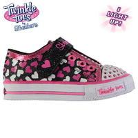 skechers twinkle toes trainers infant girls