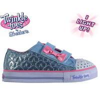 Skechers Twinkle Toes Shuffles Starlight Infants Trainers