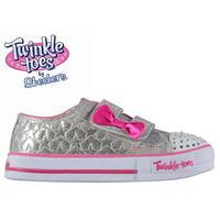 skechers twinkle toes shuffles starlight infants trainers