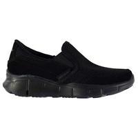 skechers memory foam junior trainers