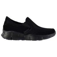 skechers memory foam junior trainers