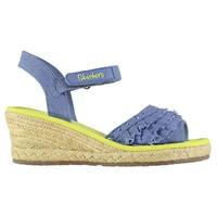 Skechers Tikis Ruffle Wedged Shoes Child Girls