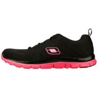 skechers flex appealsweet spot womens blackhot pink