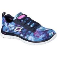 skechers flex appeal floral bloom navy