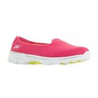 skechers go walk 3 insight womens hot pink