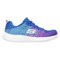 Skechers Burst - Ellipse Trainers - Womens - Blue/Hot Pink