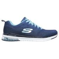 Skechers Skech Air Infinity Trainers - Womens - Navy/Light Blue