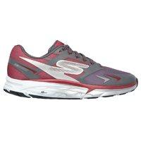 skechers go run forza mens running shoes charcoalred