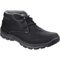 skechers braver horatio mens mid boots in black