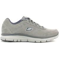 skechers 999704 sport shoes man grey mens trainers in grey