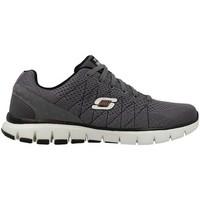 skechers skech flex mens shoes trainers in grey