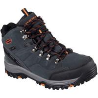 skechers 64869 mens relment pelmo waterproof boots mens boots in grey