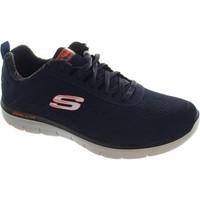 skechers flex 20 the happs mens shoes trainers in blue
