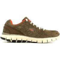 skechers 999668 sport shoes man brown mens trainers in brown