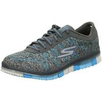 skechers 14011cctq mens shoes trainers in grey