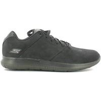 skechers 53994 sport shoes man black mens trainers in black